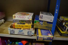 Seven Assorted Items Including; Jigsaws, Trivial Pursuit, Telescope, etc.