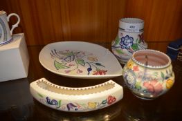 Four Pieces Poole Pottery