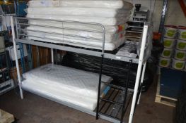 *Tesco Mika Metal Twin Bunkbed Vanilla and Black