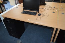 *Beech Effect Office Desk