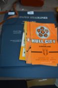 Hull City Booklets, Newspaper Headlines, Diary and Programmes