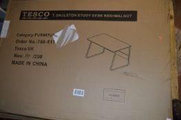 *Tesco Study Desk in Red Walnut Finish