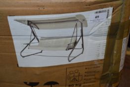 *Cranbrook Tubular Steel Garden Swing with Shade