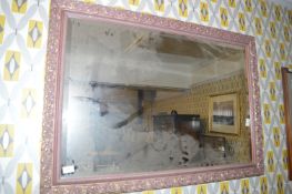Large Gilt Framed Bevelled Edge Wall Mirror