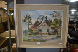 Framed Oil on Canvas 