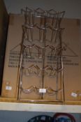 Chrome Fifteen Bottle Wire Wine Rack
