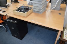 *Beech Effect Office Desk