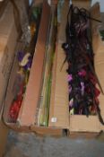 *Three Boxes of Mixed Artificial Foliage