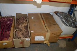 *Four Boxes of Assorted Artificial Foliage and Flowers