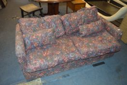 Floral Upholstered Sofa Bed