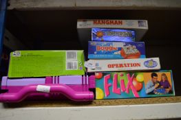 Seven Assorted Board and Other Games