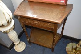 Oak Hall Table