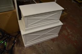 Set of Two Graduated Blanket Boxes