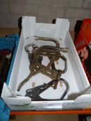 Box Containing Two Valve Clamps and Three Scaffolders Clips