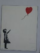 Unframed Printed Banksy Style Canvas 