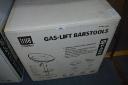 *BLACK GASLIFT BARSTOOL 2PK