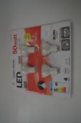 *FEIT GU10 LED LIGHTS 4PK