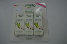 *SIMPLE LIGHT MOISTURISER 3X125ML