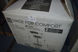 *BLACK GASLIFT BARSTOOL 2PK