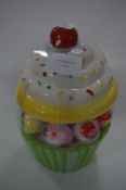 *WIV CUPCAKE JAR WITH CANDLES