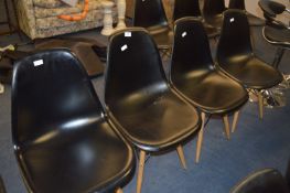 Morris Furniture Black Seated Set of Four Dining Chairs