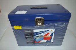 *A4 METAL FILE BOX WITH 10 FOLDERS