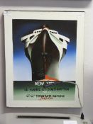 New York to Southampton Unframed Printed Canvas