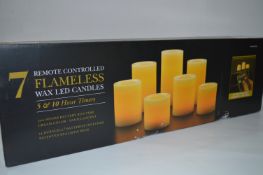 *FLAMELESS CANDLES 7 PACK