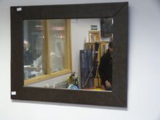 Leather Framed Mirror