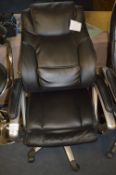 *BLACK PURESOFT MANAGER SWIVEL CHAIR