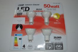 *FEIT GU10 LED LIGHTS 4PK