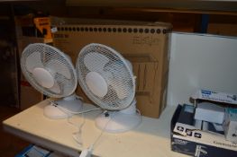 *2000w Convector Heater and Two Electric Fans