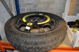 Space Saving Five Stud Spare Wheel Fitted with Continental 155/70 R17 Tyre