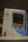 *Blyss Abbie Chrome Effect Electric Fire Insert