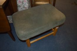 Japanese Stool with Upholstered Top