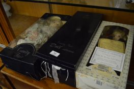 Two Vanity Fair Porcelain Dolls and One Leonard Porcelain Doll