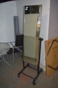 Metal Framed Cheval Mirror