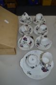 Twenty One Piece Rose Patterned Tea Set and a Boxed Rose Pattern Tea Set