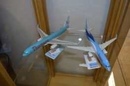Two Model Boeing Aeroplanes