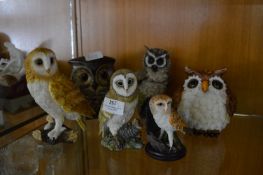 Collection of Owl Ornaments
