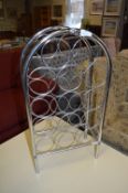 Fourteen Bottle Chrome Wine Rack