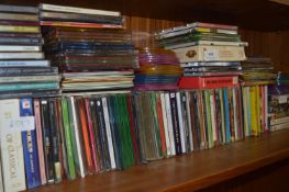 Collection of CDs and DVDs