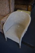 Lloyd Loom Armchair and Linen Basket