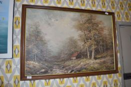 Framed Oil on Canvas 