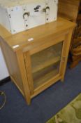 Light Oak Glazed Door Hi-Fi Unit