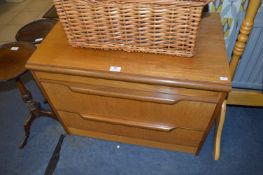 Teak Two Drawer Cabinet