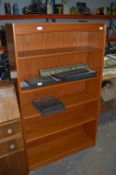 Five Height Teak Bookshelf