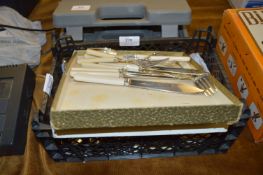 Steel and Silver Plated Cutlery