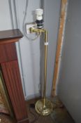Brass Effect Swivel Top Standard Lamp