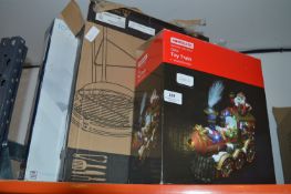 Bath Bench, Round Barbeque and a Christmas Toy Train